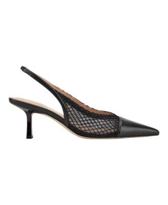 Women's Gipsi Mesh Slingback Kitten Heel Pumps