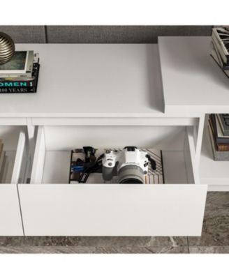 Extendable Media Console 65.4'' - 106.3'' W,TV Stand