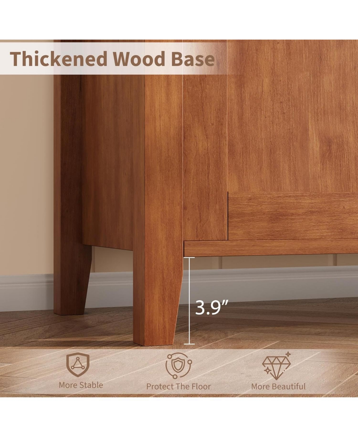 gaomon Tv Stands for Living Room, White Entertainment Center with Led Lights, Television 65