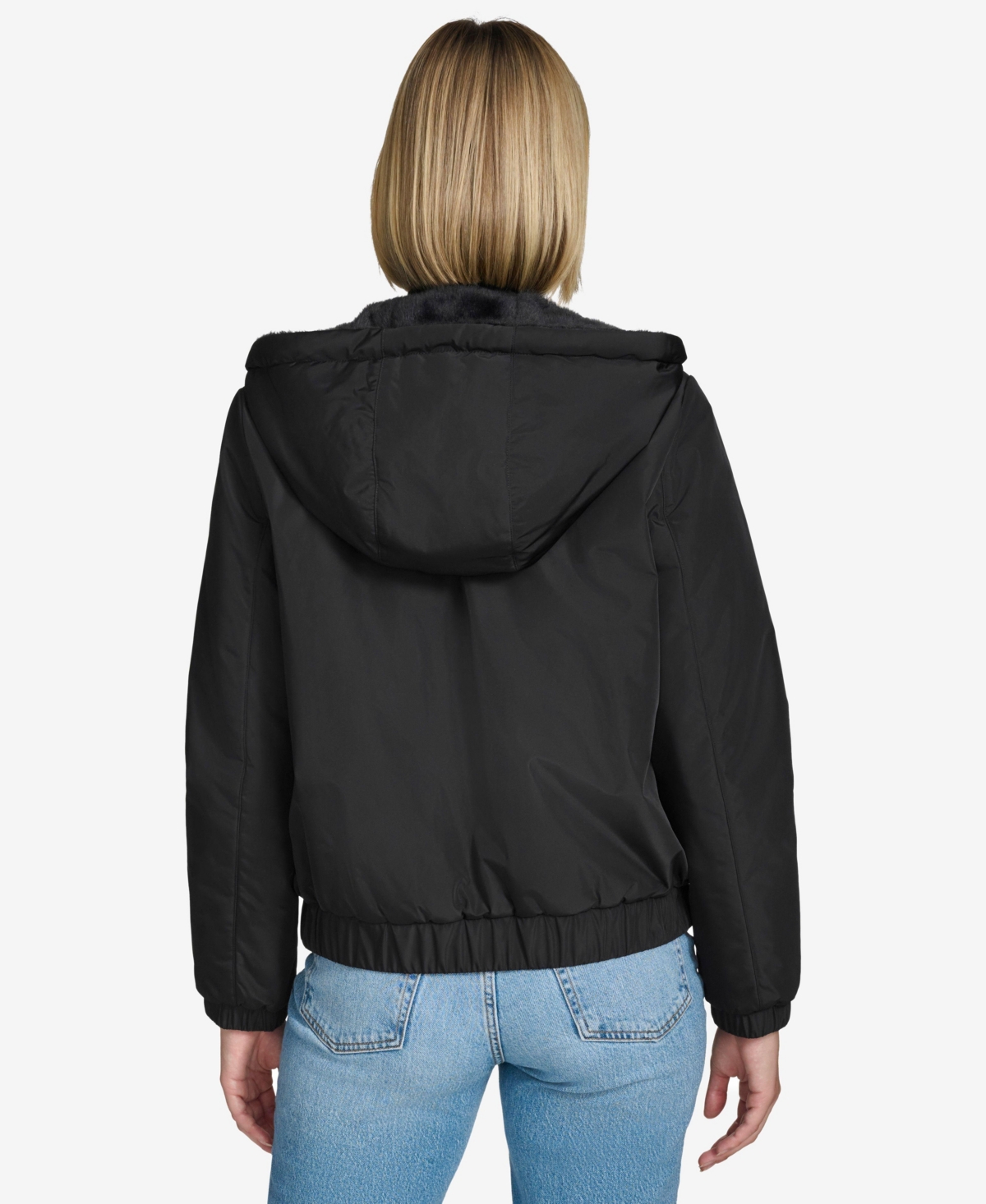 Andrew Marc Women's Dalby Reversible Hoodie-Style Jacket