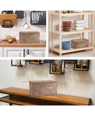 Handwoven Seagrass Baskets for Home Organization