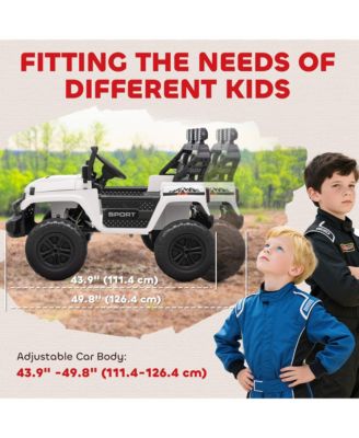 24V Two Seat Kids Electric Ride On Truck with Remote