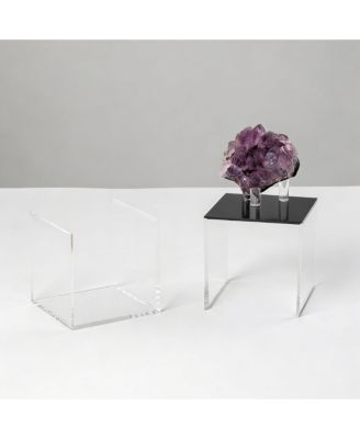 YIGII Clear Acrylic Display Box for Collectibles, Easy Assembly, Multi-functional Storage