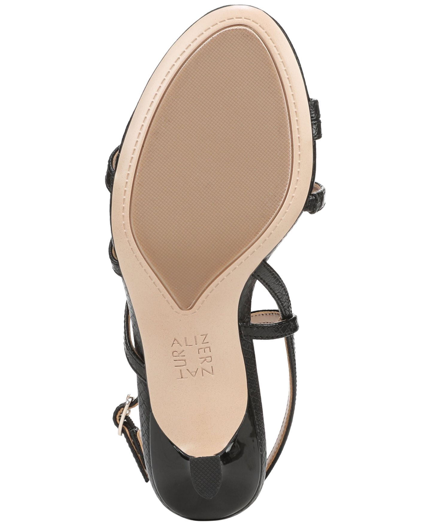 Женские сандалии 27 EDIT Naturalizer Tiffi Slingback, цвет: Чёрный змеиный с принтом — фото 5