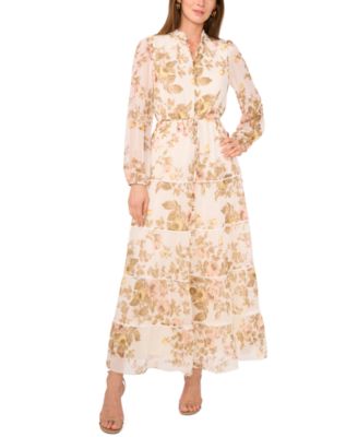 Women's Long-Sleeve Maxi Dress
