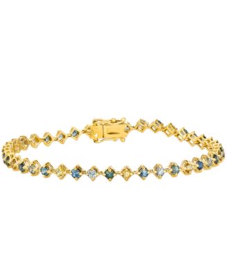 Sapphire (3 ct. t.w.) Bracelet in 14k Honey Gold
