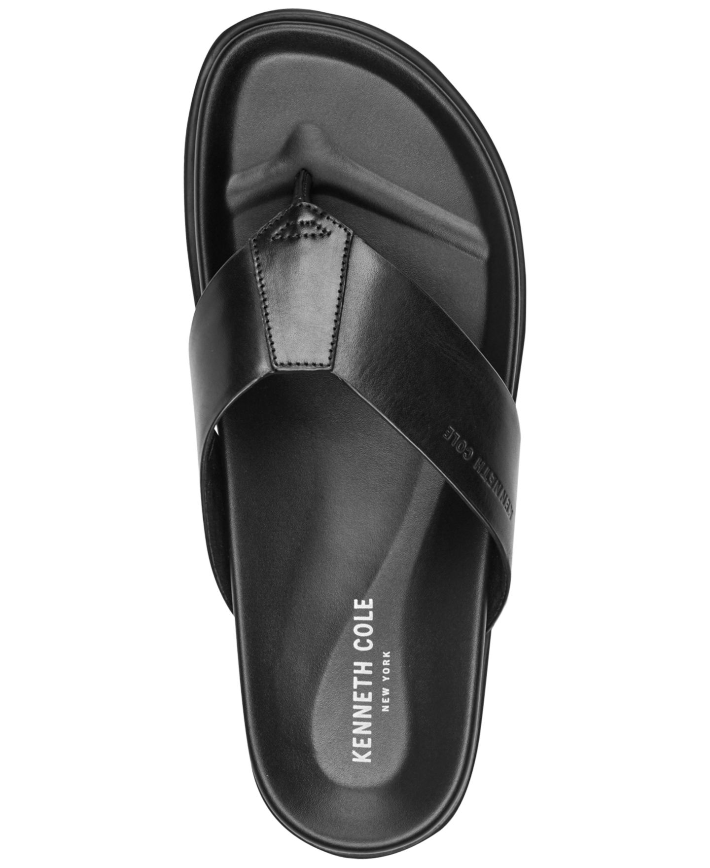Мужские сандалии Kenneth Cole New York Worly Thong, цвет: Чёрный — фото 4