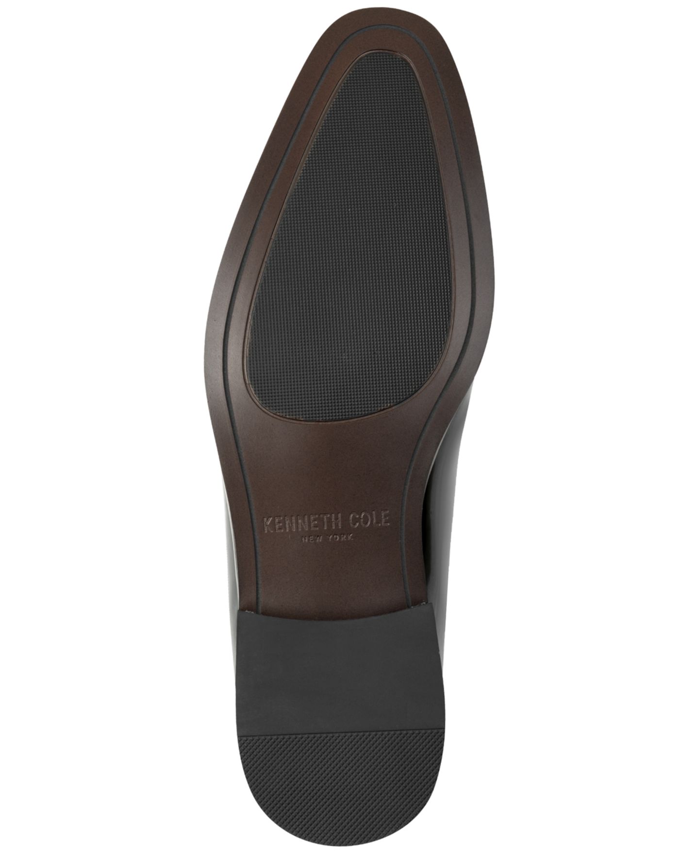 Мужские туфли Kenneth Cole New York Harry Formal, цвет: Чёрный лаковый — фото 5