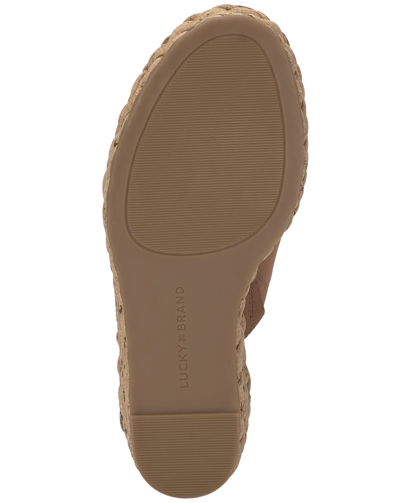 Женские сандалии Lucky Brand Cabriah Platform Wedge Heel, цвет: Ореховый замшевый — фото 5