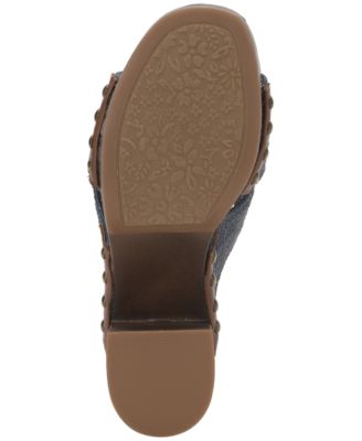 Women's Casyna Criss-Cross Wood Platform Sandals