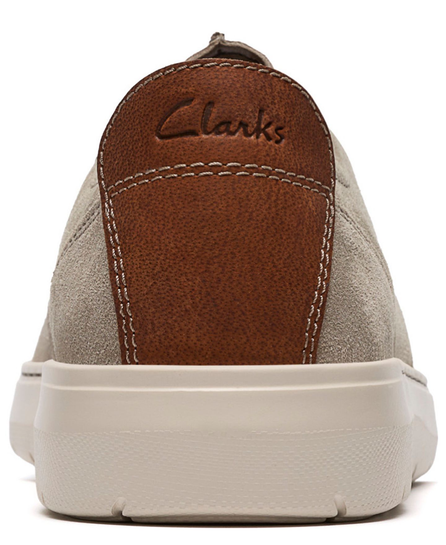 Мужские кроссовки Clarks Flexwell Tie Lace-Up, цвет: Серый замшевый — фото 3