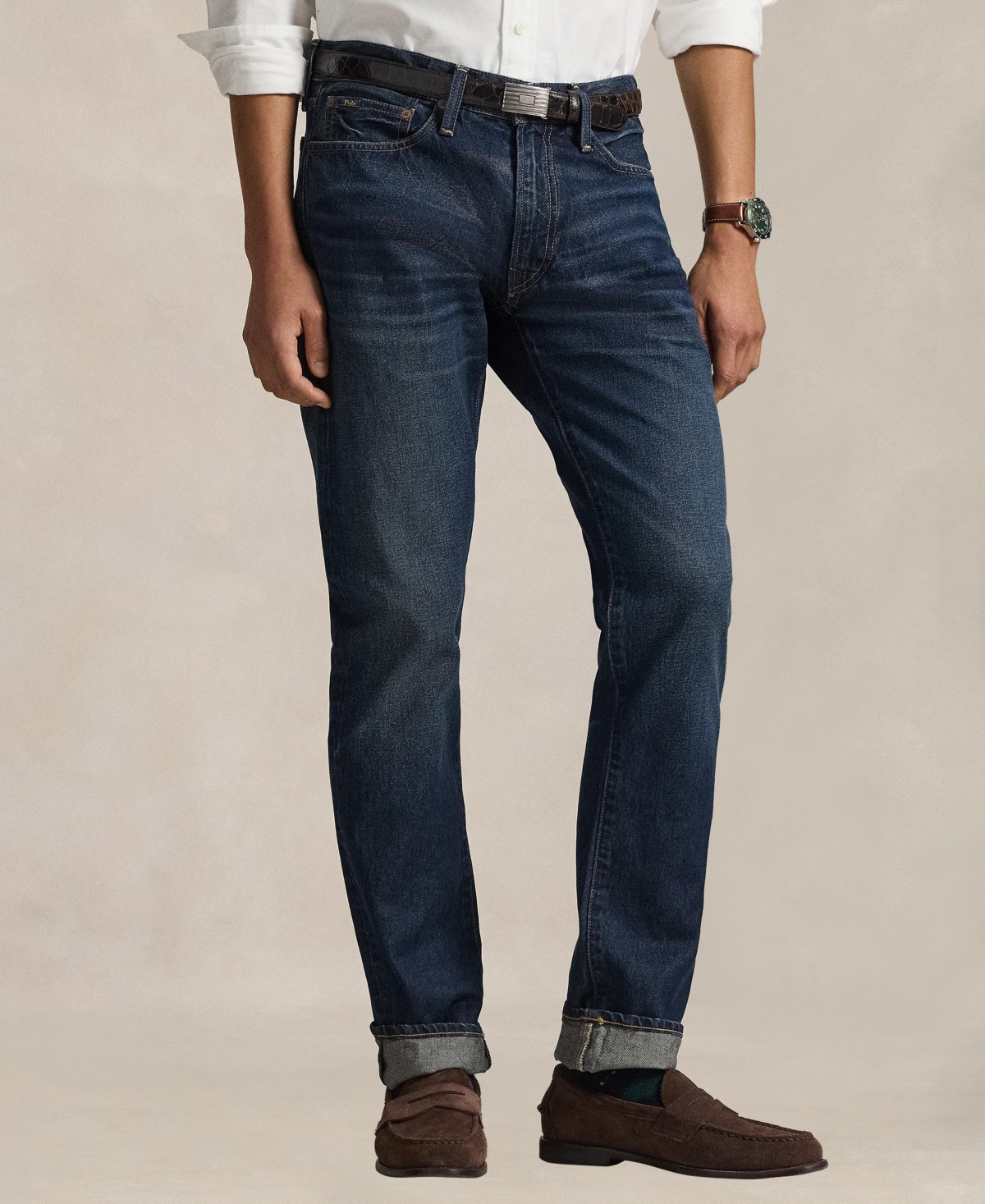 Мужские джинсы Polo Ralph Lauren Men's Varick Slim Straight Jeans — фото 1