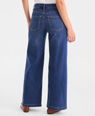 Women's High-Rise Wide-Leg Jeans