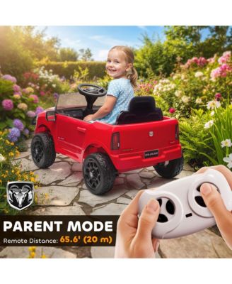 12V Licensed Dodge RAM 3500 Kids Ride on Car with Dual Motors