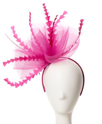 Crinoline and Feather Fascinator Hat