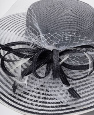 Striped Wide Brim Hat