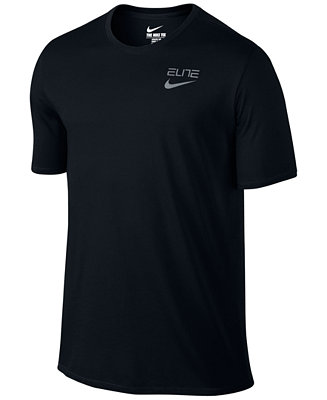 Nike Men's Elite Back-Stripe Dri-FIT Basketball T-Shirt - T-Shirts ...