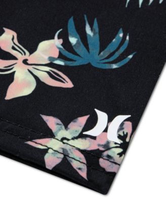 Boys' 4-7 Tropical Floral Swim T-Shirt and Shorts, 2-Piece Set