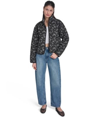 Women’s Quilted Short Liner Zipper Jacket