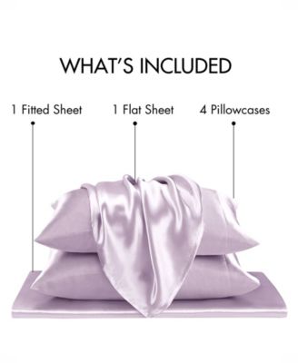 Satin Luxury 6-Pc. Sheet Set, Queen