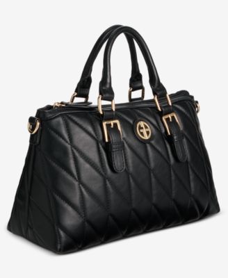 Tilted Quilt E/W Satchel, Exclusivey at Macy's