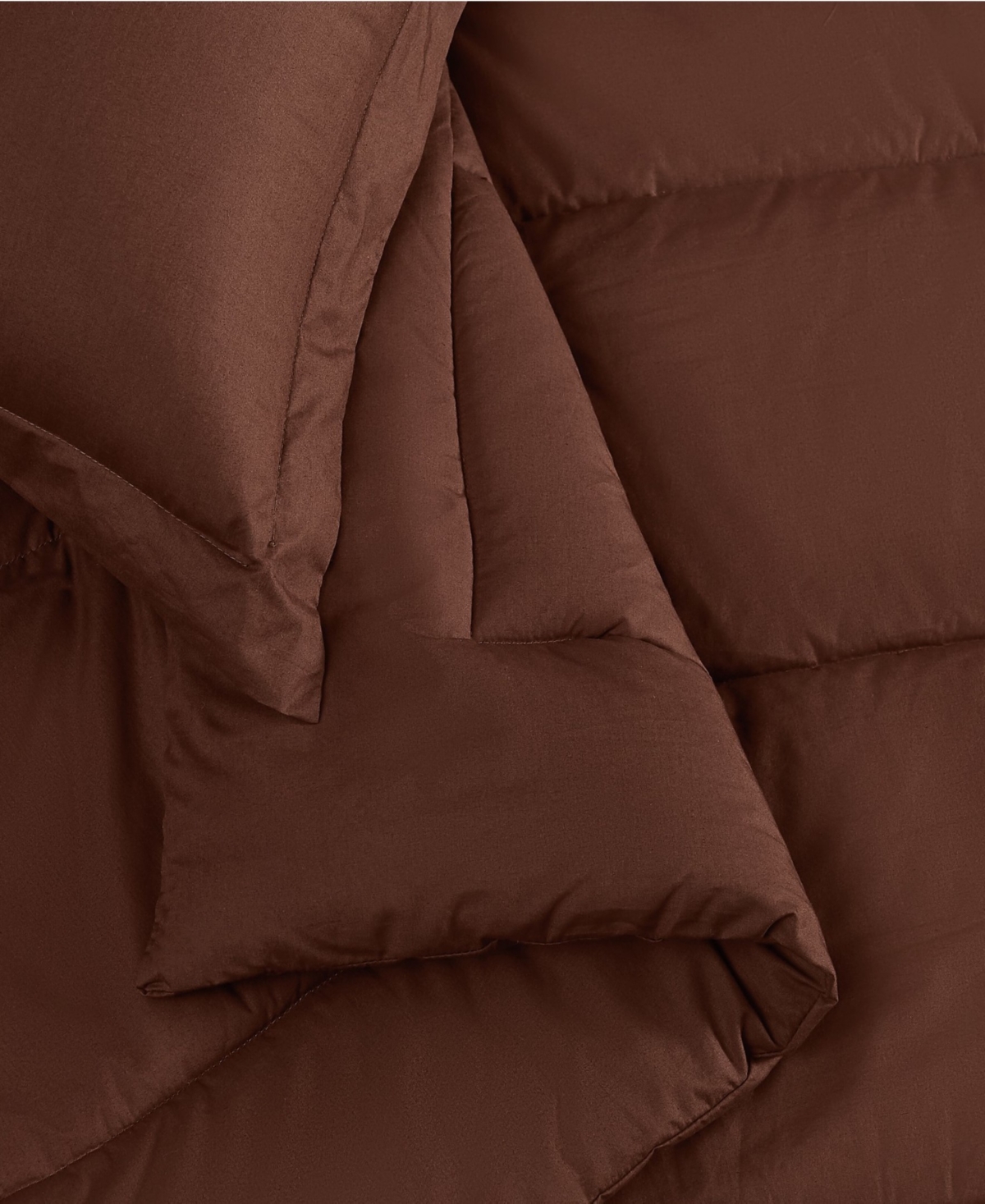 Brooklyn Loom Solid Cotton Percale 2-Pc. Comforter Set, Twin/Twin Xl