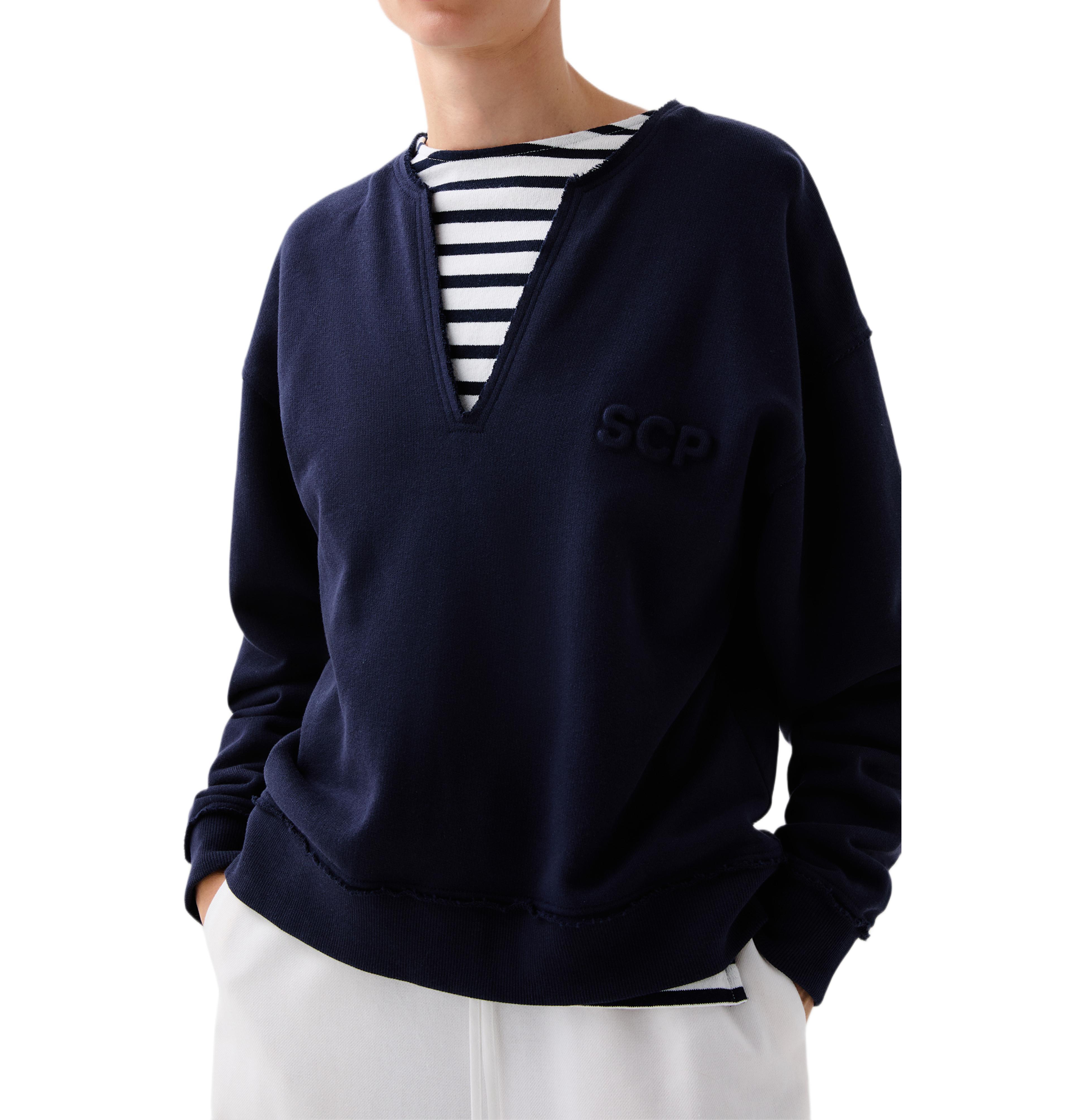 Scalpers Women's V Embossed Sweater