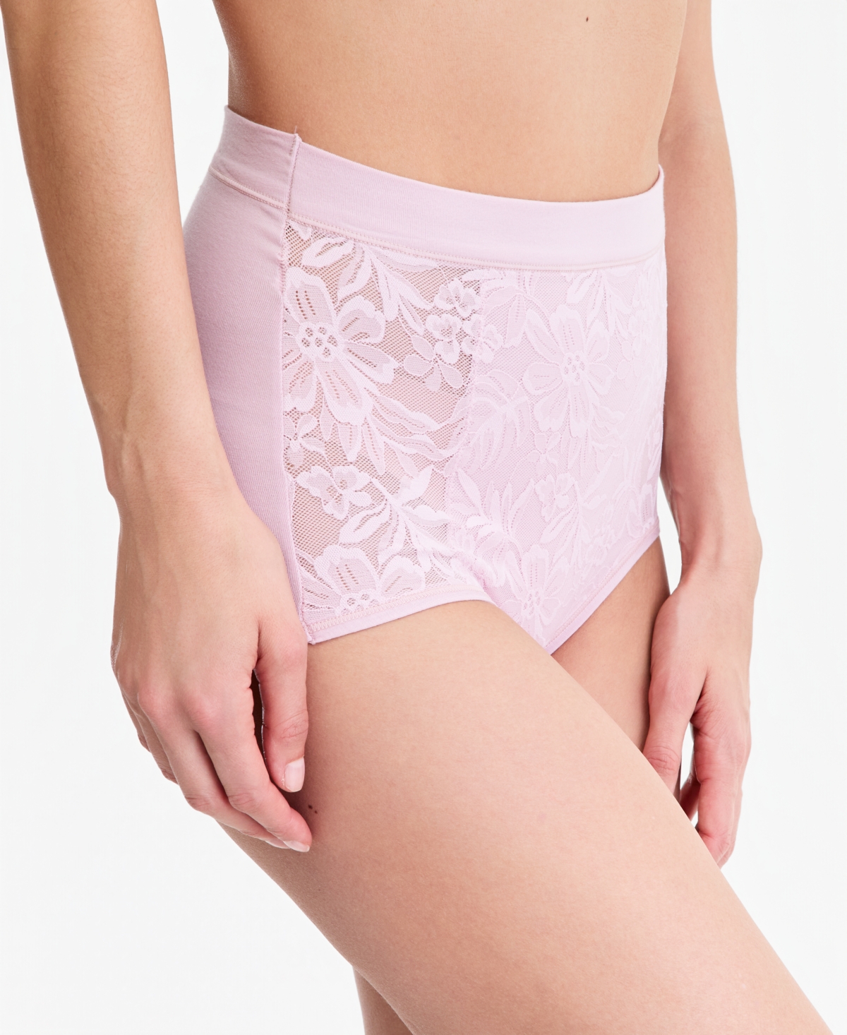 Bali Women's Breathe Lace High-Rise Brief Underwear Dfclbf