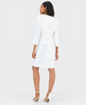 ladies white dress suits Women's Suit Dresses party womens white suit outfit
