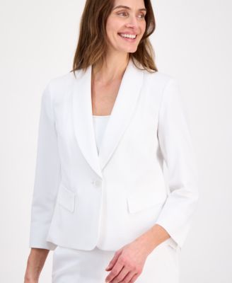 Women's One-Button 3/4-Sleeve Pantsuit