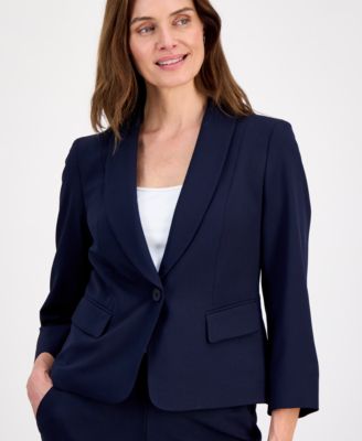 Women's One-Button 3/4-Sleeve 2 Piece Pantsuit