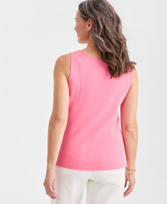 Women's Cotton Square-Neck Tank Top