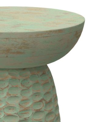 Boyd 13" Mango Wood Solid Accent Table