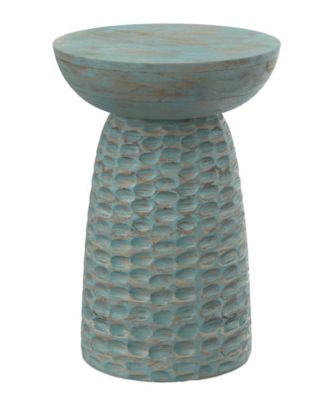 Boyd 13" Mango Wood Solid Accent Table