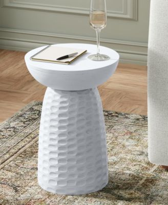 Boyd 13" Mango Wood Solid Accent Table