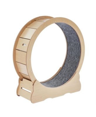 Large Cat Exercise Wheel & Treadmill for Indoor Cats - 35.8” Silent Running Wheel