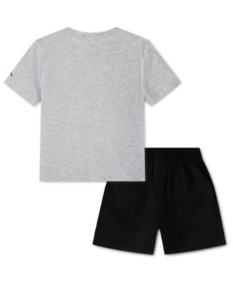 Boys' Toddler 2T-4T Woven T-Shirt & Shorts, 2-Piece Set