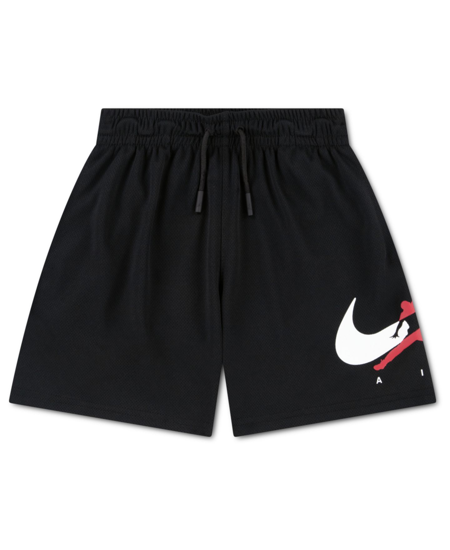 Шорты Jordan Brand Arch Mesh Shorts для мальчиков, цвет: Чёрный — фото 7