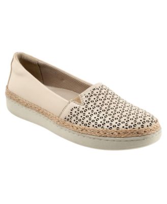 Accent Perforated Leather Flats