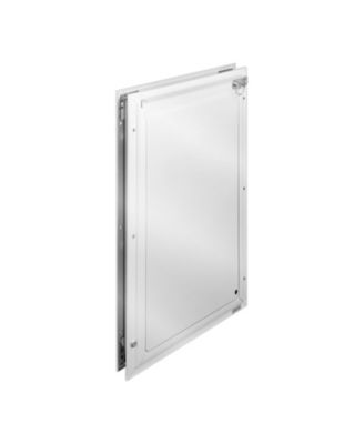 XL Pet Door with Aluminum Frame and Lock, 16.65" x 27.44", Weatherproof Flap Design