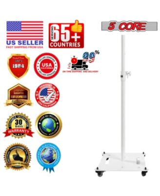 Speaker Stand 2Pc Heavy Duty Adjustable Height 61" DJ PA Stands 35mm Mount 100Lb Capacity