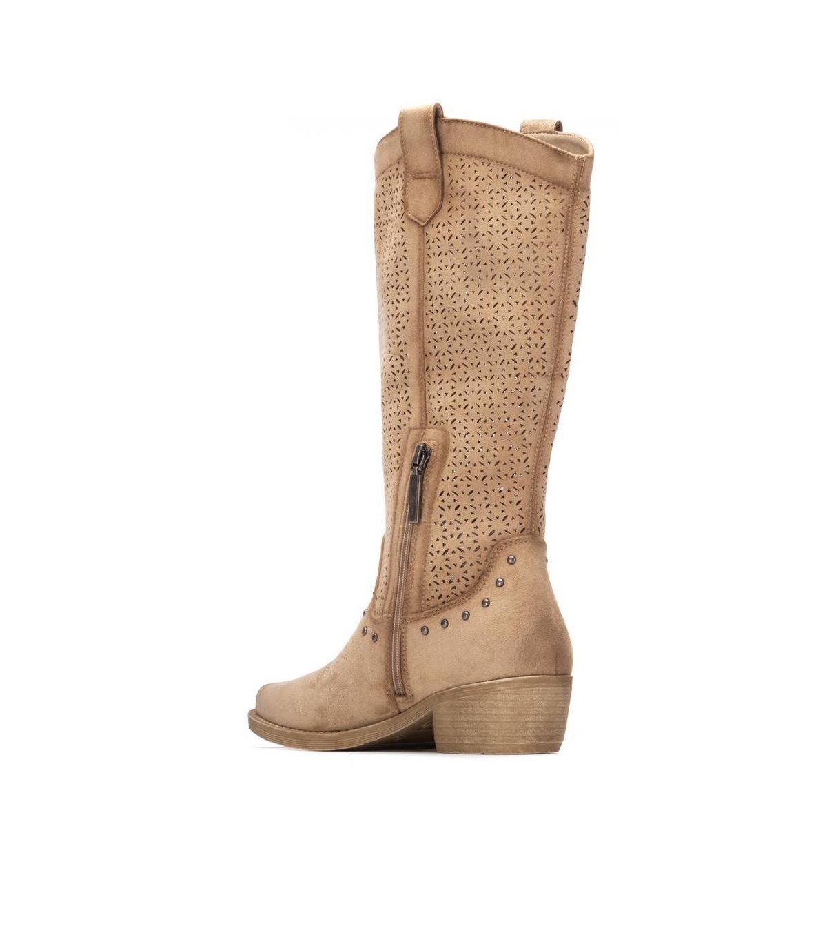 Xti Refresh Collection Women's Block Heel Suede Boots