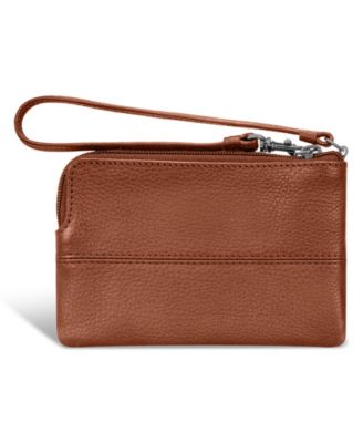 Onyx Collection 6" Leather Wristlet