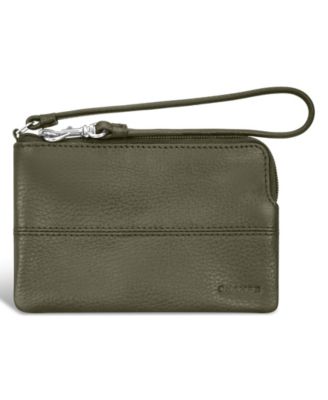 Onyx Collection 6" Leather Wristlet