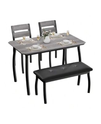 Kitchen Table Home Dining Table Set For 4 Wooden Kitchen Table for Dining Room, Home Office, Living Room