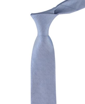 Men's Textured Solid Silk & Linen Blend Tie