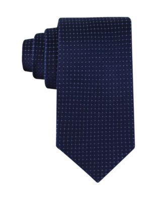 Men's Grid Pattern Silk Tie
