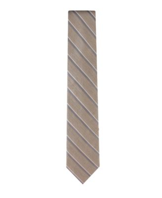 Men's Silk & Linen Blend Striped Tie