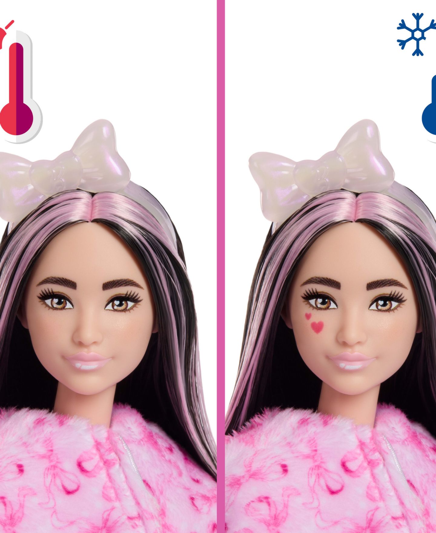 Детская кукла Barbie Cutie Reveal Cuddly Color-Change Fashion Doll, Ages 3+ — фото 2
