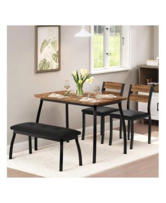 Kitchen Table Home Dining Table Set For 4 Wooden Kitchen Table for Dining Room, Home Office, Living Room